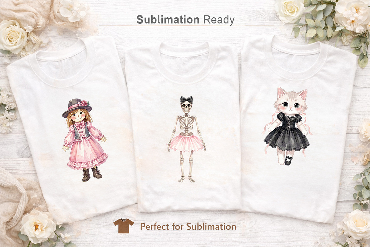 Coquette Halloween Sublimation, an Illustration by Artnoy (Photo 5 of 8)