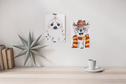 CHRISTMAS BABIES watercolor set, an Animal Illustration by Natali Smolova (Thumbnail 2 of 8)