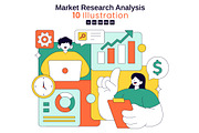 10 Market Research and Analysis, a Finance Illustration by denayunebgt (Thumbnail 1 of 4)