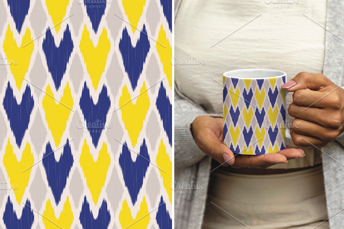 Colorful Ikat Seamless Pattern, a Pattern Graphic by PPEthnicDecorPattern (Photo 6 of 8)