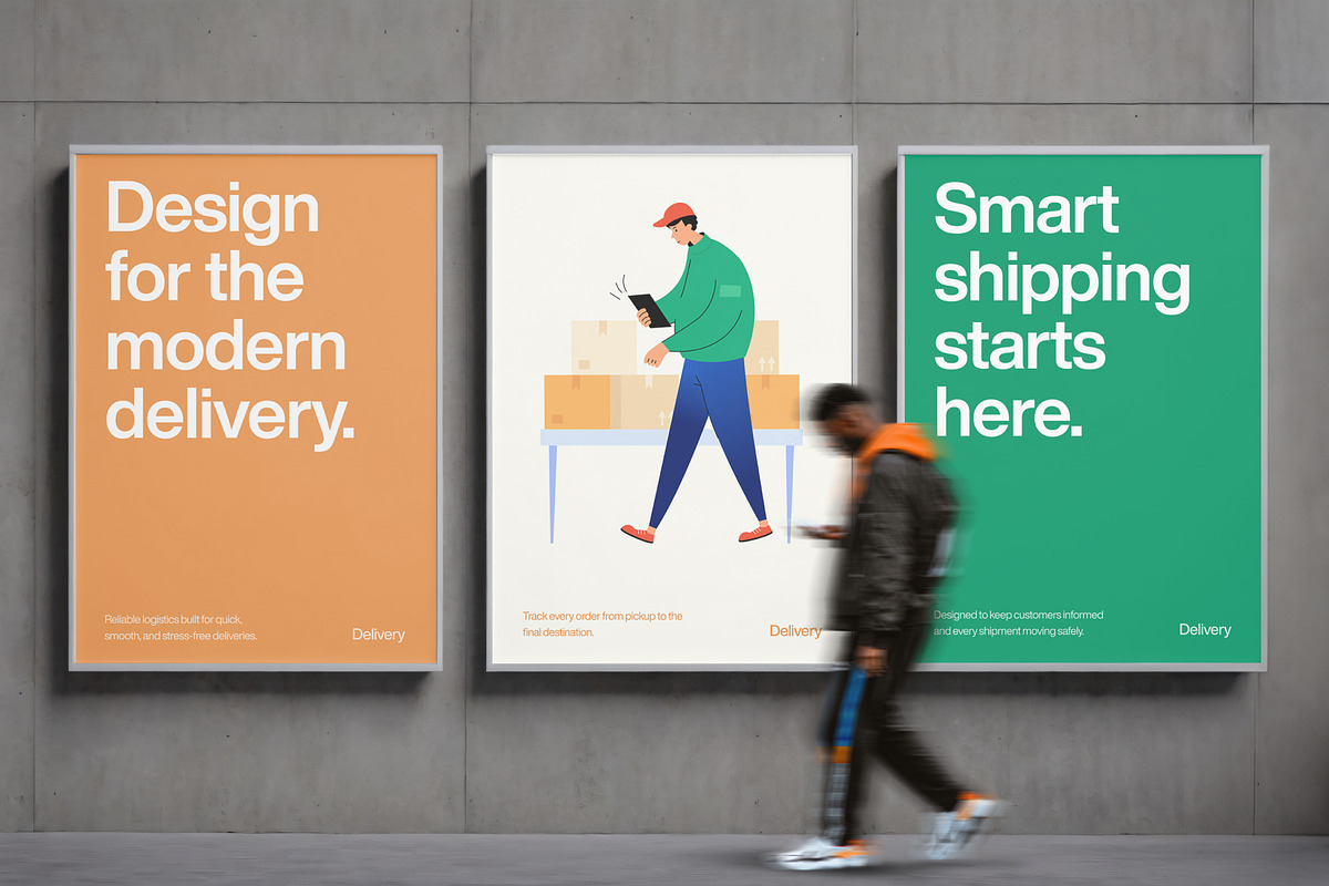 75 Delivery Flat Illustrations, a Transportation Illustration by Vectors Market (Photo 4 of 11)
