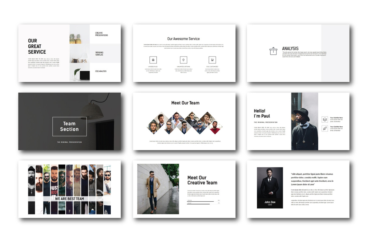 Home Minimal Powerpoint Template, a Presentation Template by Defa Visual (Photo 3 of 11)