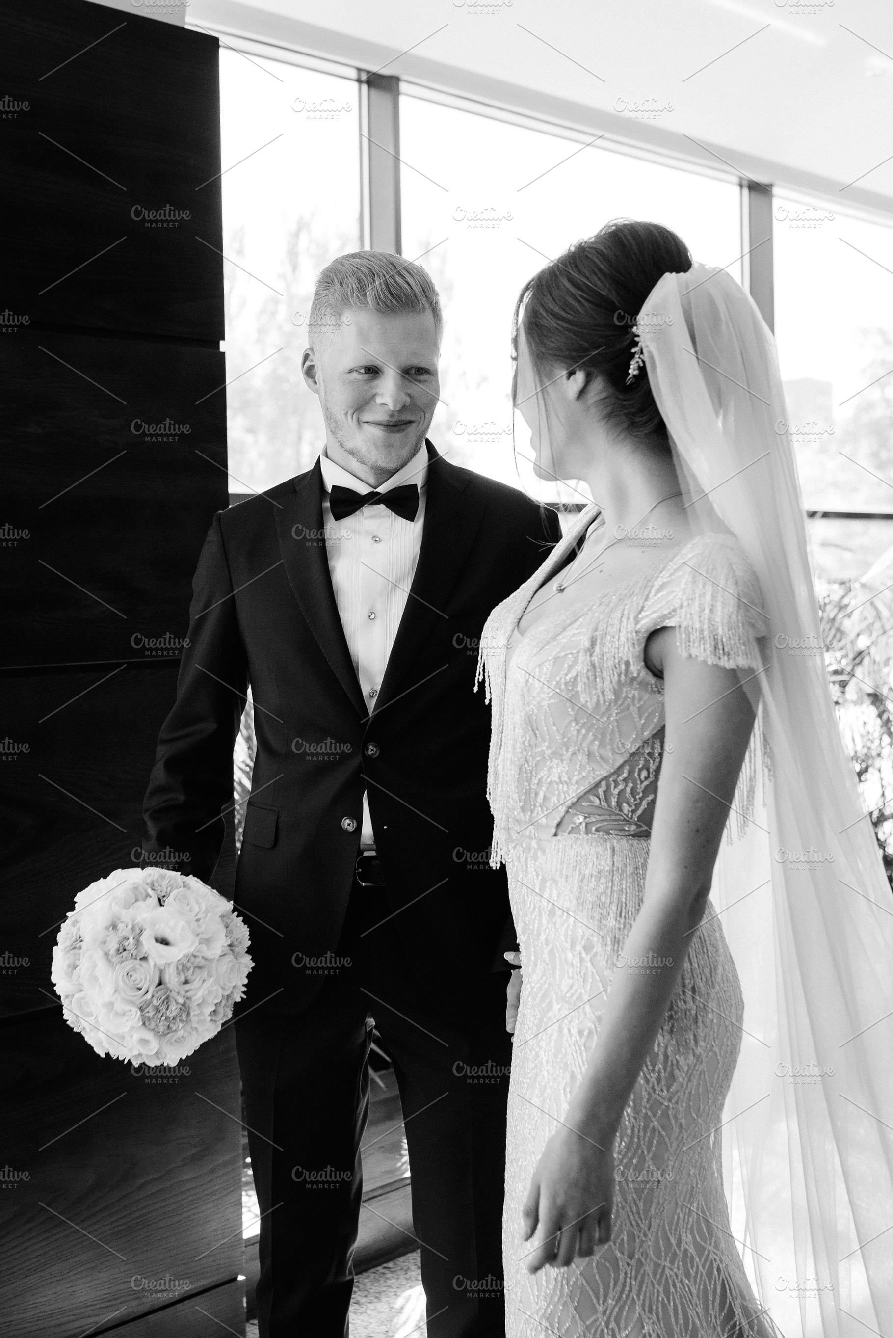 first meeting of the bride and groom, a Person Photo by Weddings, People, Travel