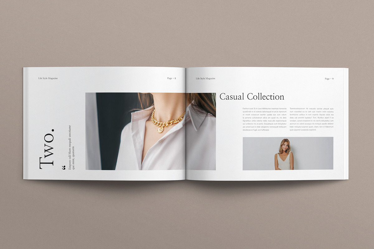 Lifestyle Magazine Landscape, a Magazine Template by E-Type (Photo 4 of 7)