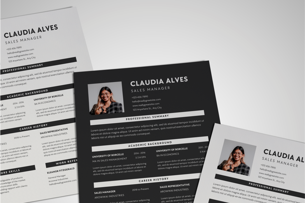Resume Minimalist, a Graphic by Dheny Designer (Photo 3 of 5)