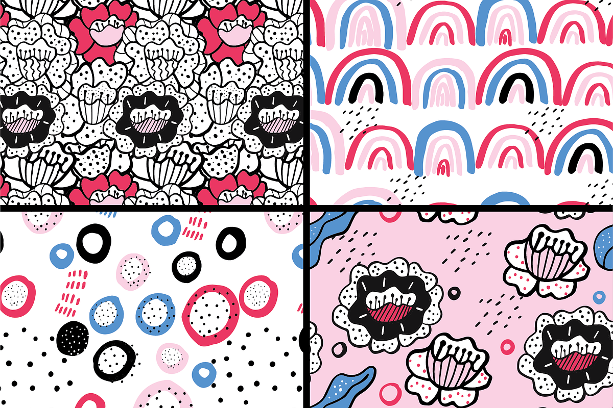Funky Florals, a Pattern Graphic by Suphansa (Photo 10 of 10)