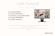 Beige Canva Youtube Branding Kit, a Social Media Template by Studio Eburnean (Thumbnail 4 of 5)