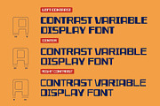 Metrole – Contrast Variable Display, a Sans Serif Font by Drizy (Thumbnail 2 of 10)