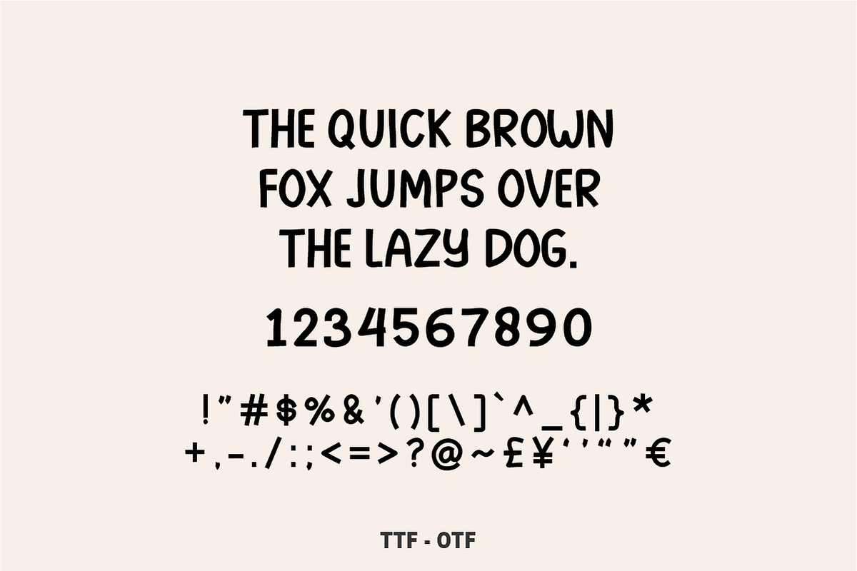 Back To Craft- Cute Handwritten Font, a Handwritten Font by KiddoGlyphs Studio (Photo 4 of 5)