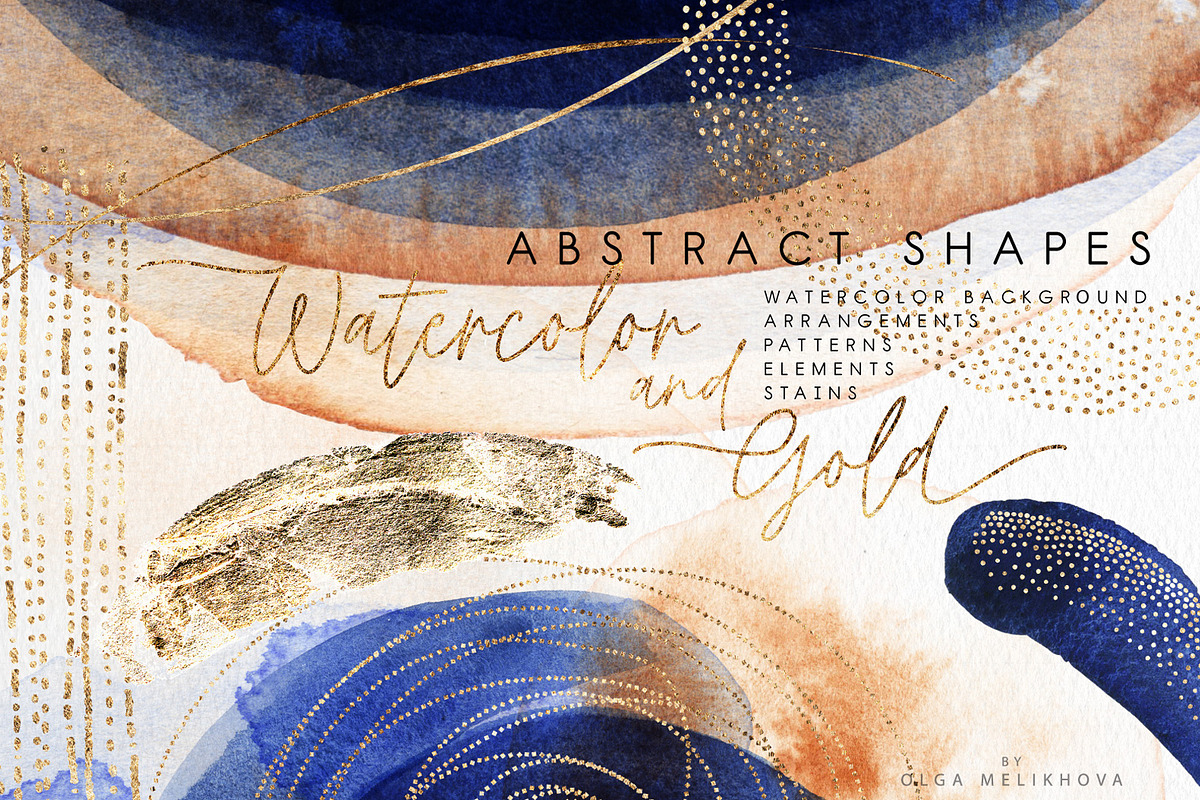 Watercolor Floral Bundle, a Texture Illustration by ollalya (Photo 87 of 112)