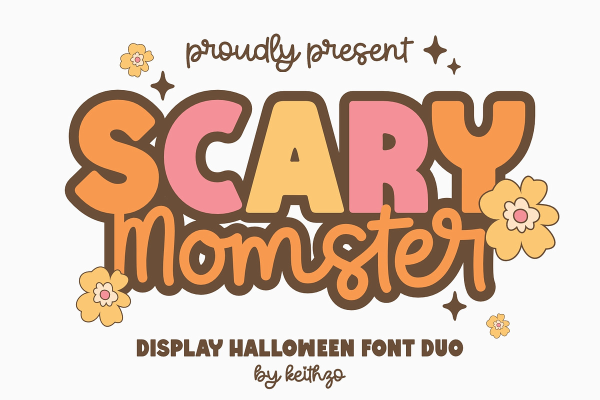 Scary Momster - Halloween Font Duo, a Handwritten Font by Keithzo (Photo 1 of 6)
