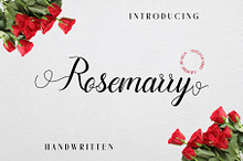 Rosemarry Handwritten Script
