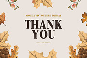 Manega | Vintage Serif Display Font, a Serif Font by Hole Hope Design (Thumbnail 10 of 10)