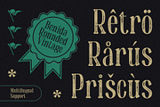Benida Rounded Vintage, a Serif Font by Craft Supply Co. (Thumbnail 8 of 8)