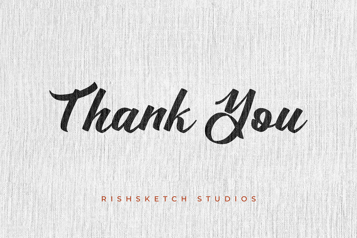 Bistoraw - Modern Script Font, a Script Font by Rishsketch (Photo 13 of 13)