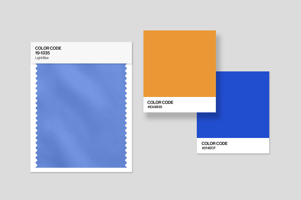 Color Palette Mockup Template, a Branding & Logo Template by ...