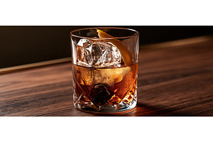 Classic Old Fashioned Cocktail in, a Food & Drink Photo by piter.goskov