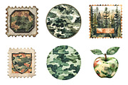 Camo Patches Sublimation PNG Bundle, an Illustration by SinaCreation (Thumbnail 3 of 7)