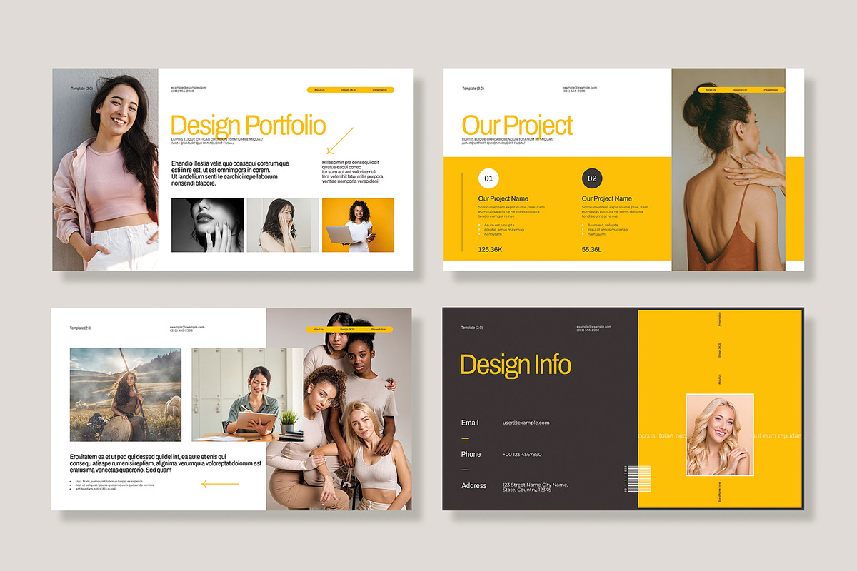 Design Portfolio Presentation, a Presentation Template by MightyDesign (Photo 5 of 8)