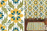Colorful Wildflowers Pattern, a Pattern Graphic by PPEthnicDecorPattern (Thumbnail 7 of 7)