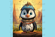 Cute Cartoon Shaman Animals, a Wallpaper Graphic by Whiskey Bee Boutique (Thumbnail 19 of 21)