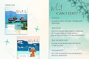 Travel Instagram Templates for Agent, a Social Media Template by Under My Cozy Roof (Thumbnail 8 of 10)