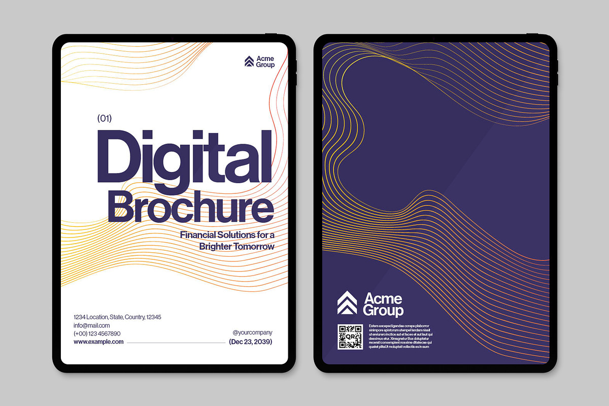 Digital Brochure Template preview 5