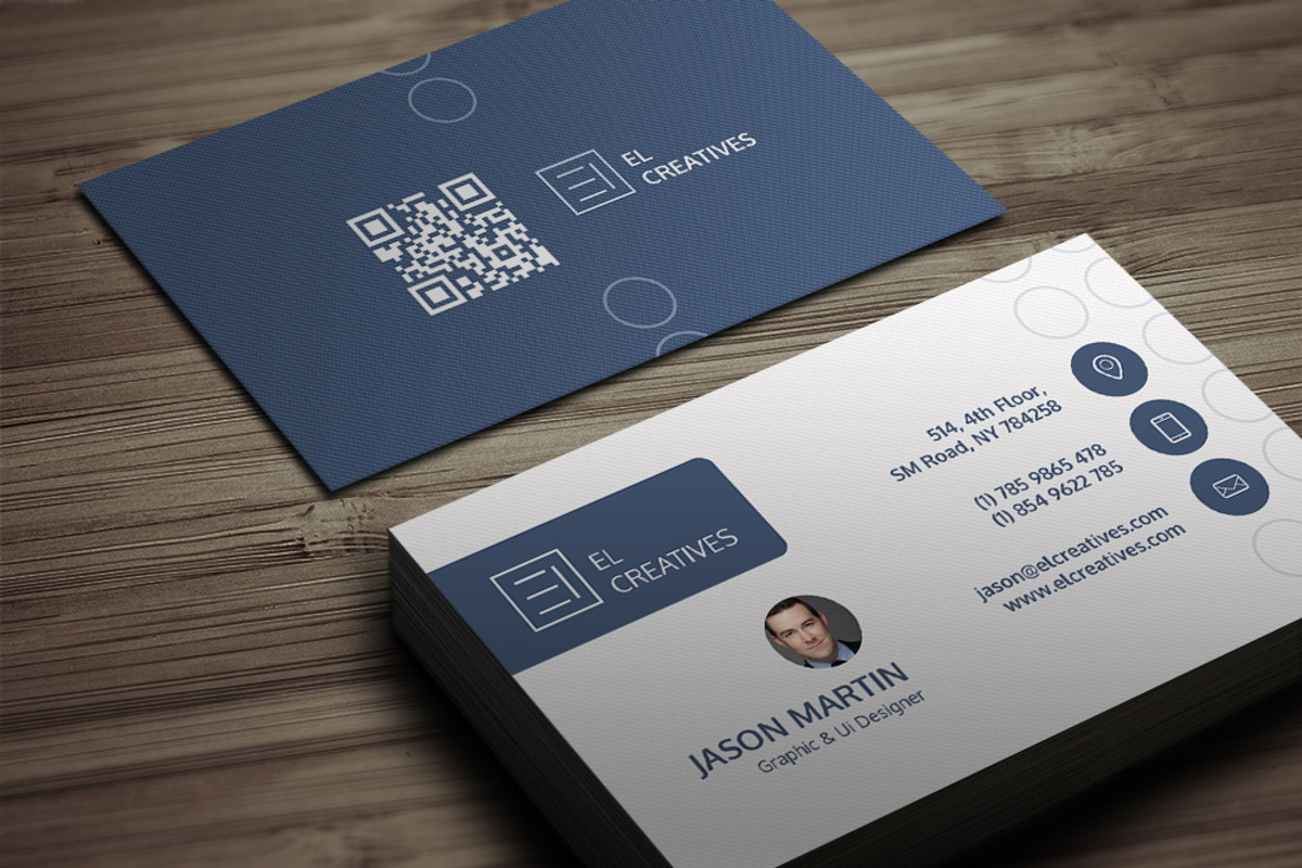 Clean Individual Business Card, a Business Card Template by bouncy (Photo 2 of 4)