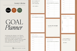 Goal Planner - Serenity Collection