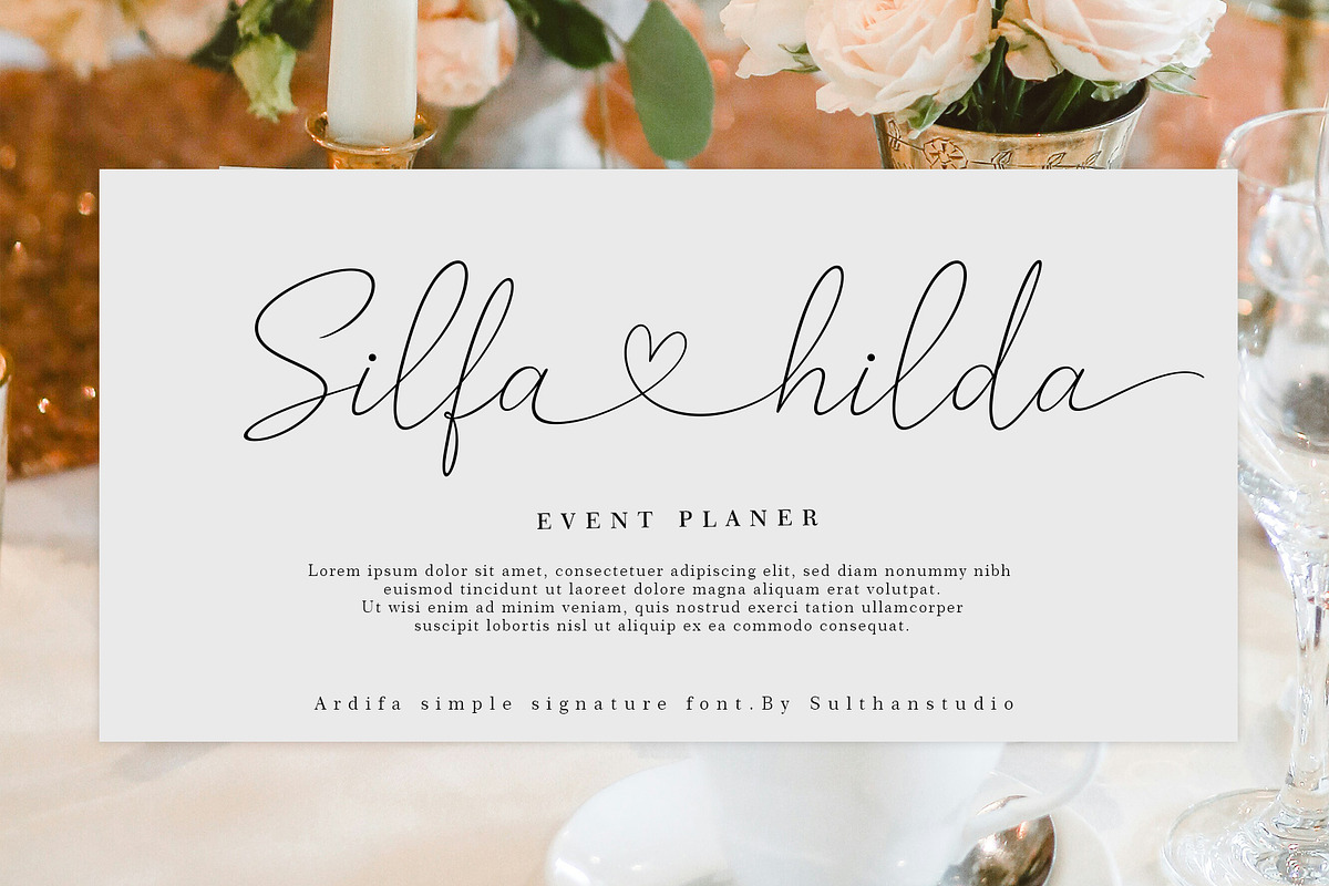 Ardifa, a Handwritten Font by Sulthan Studio (Photo 3 of 11)