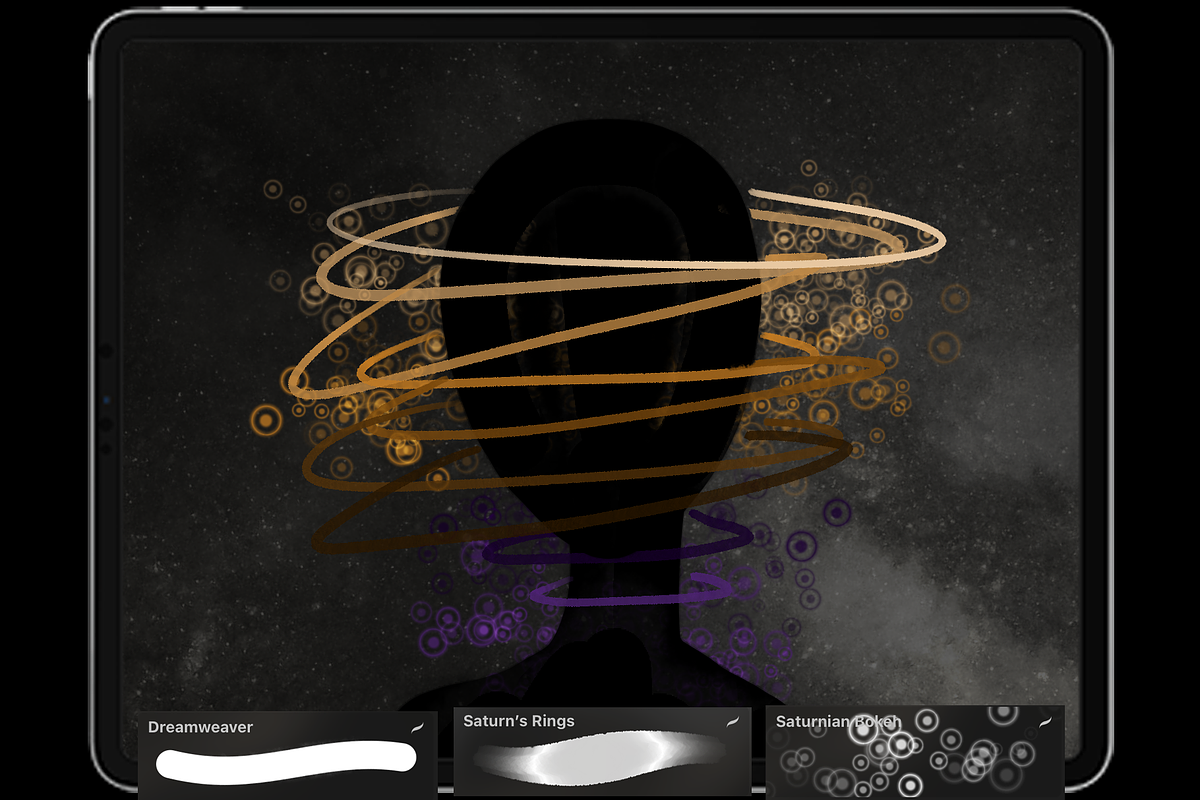 Astro 46 | Procreate Brush Kit, a Brush Add-On by Rachel McBride Creative (Photo 10 of 14)
