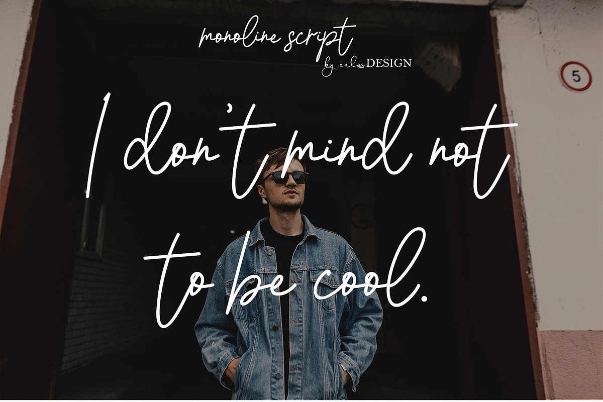 Freeztyle - Monoline Script, a Script Font by erlosDESIGN (Photo 9 of 14)