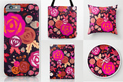 Beautiful Floral Patterns, a Pattern Graphic by Anny Cecilia Walter (Thumbnail 4 of 4)