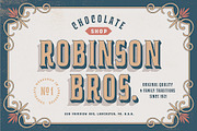 Bourbon House font + Vintage Frames, a Serif Font by Andrey Sharonov (Thumbnail 4 of 12)