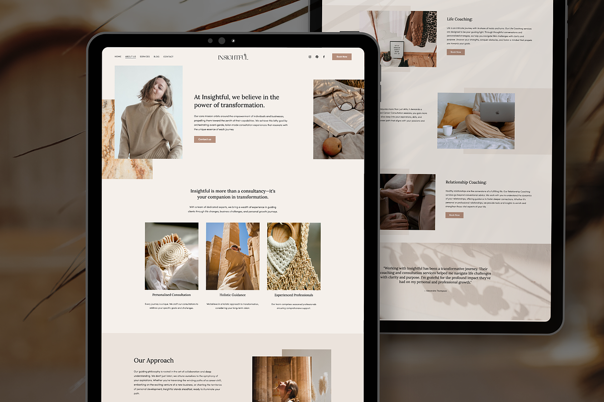 Insightful - Squarespace Template, a Templates & Theme by Refornit (Photo 6 of 7)