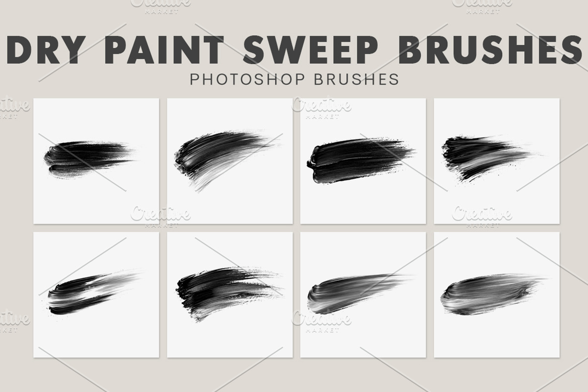 Dry Paint Sweep Brushes, a Brush Add-On by AB-TheDesigner (Photo 3 of 4)