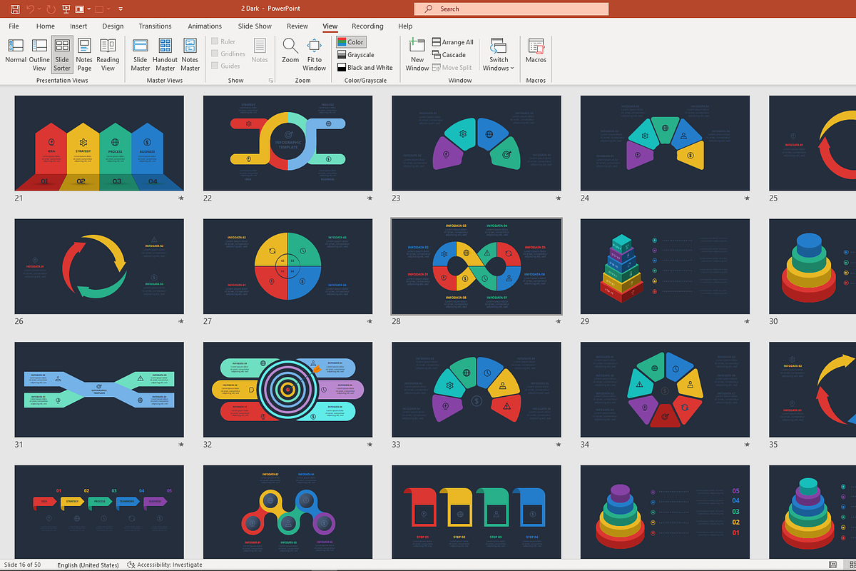Dynamic PowerPoint Template, a Presentation Template by Infographics project (Photo 9 of 12)
