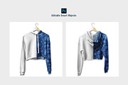 Hanging Crop Top Hoodie Mockup, a Hoody Mockup by Designertale (Thumbnail 2 of 6)