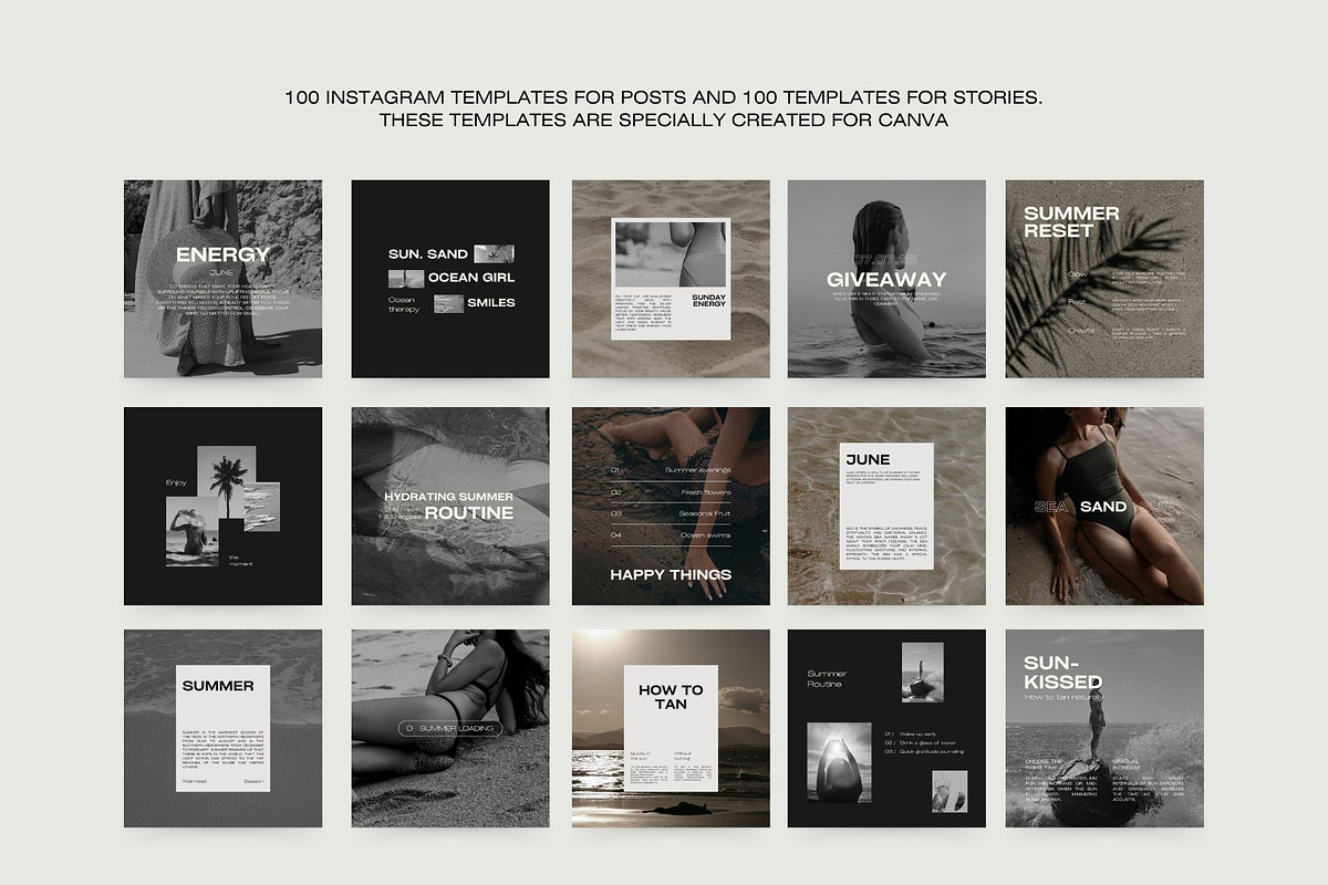 1000 Aesthetic Instagram Templates, a Social Media Template by Instprofi | Studio Estimo (Photo 11 of 42)
