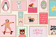 Girls Nursery Prints Bundle, a Background Graphic by Artemsky (Thumbnail 9 of 13)