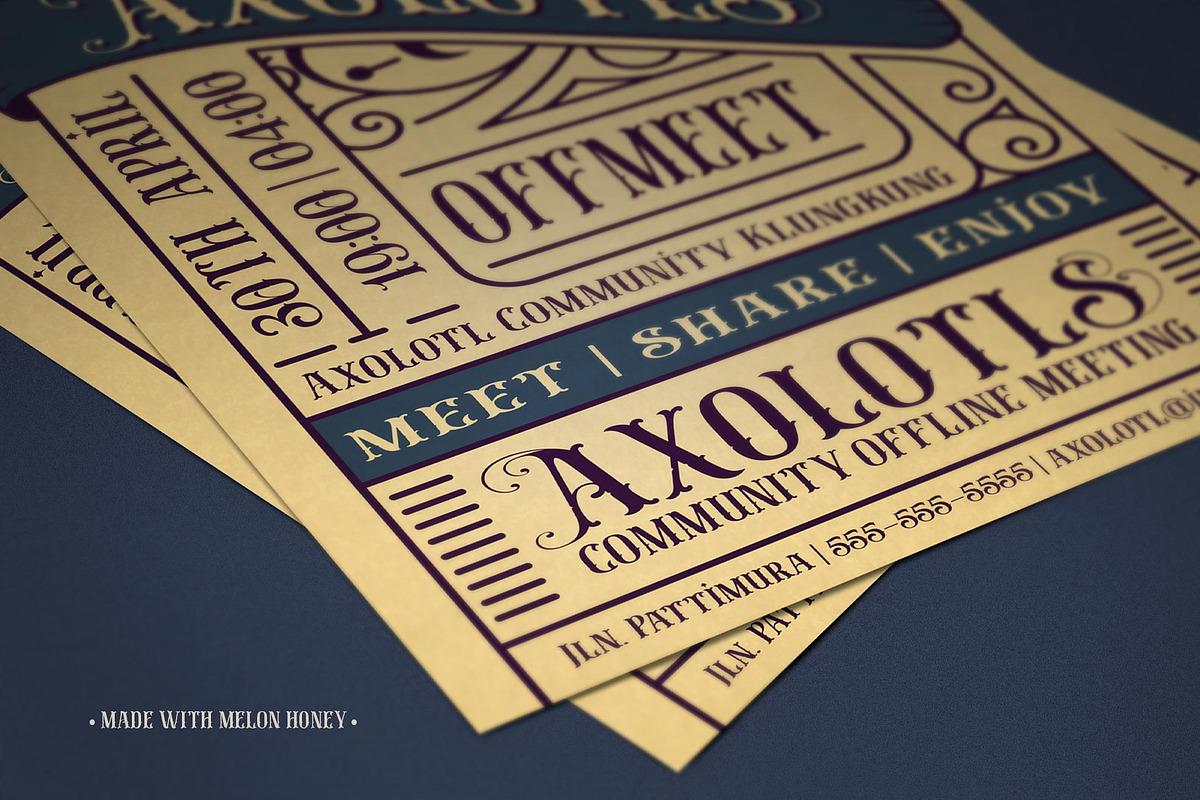 Melon Honey Typeface, a Blackletter Font by alit design (Photo 2 of 15)