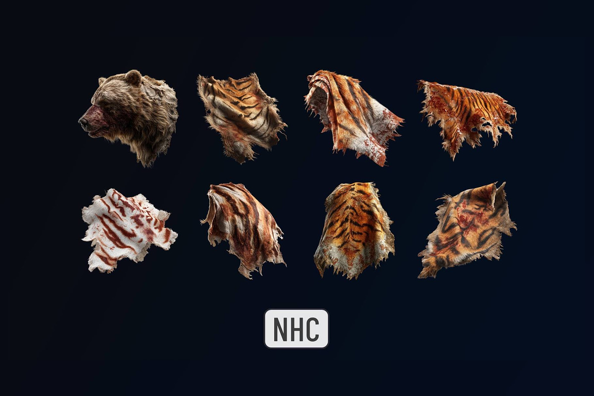 NHC – Leather Animal Trophies, an Animal Illustration by New Horizon Creators (Photo 3 of 6)