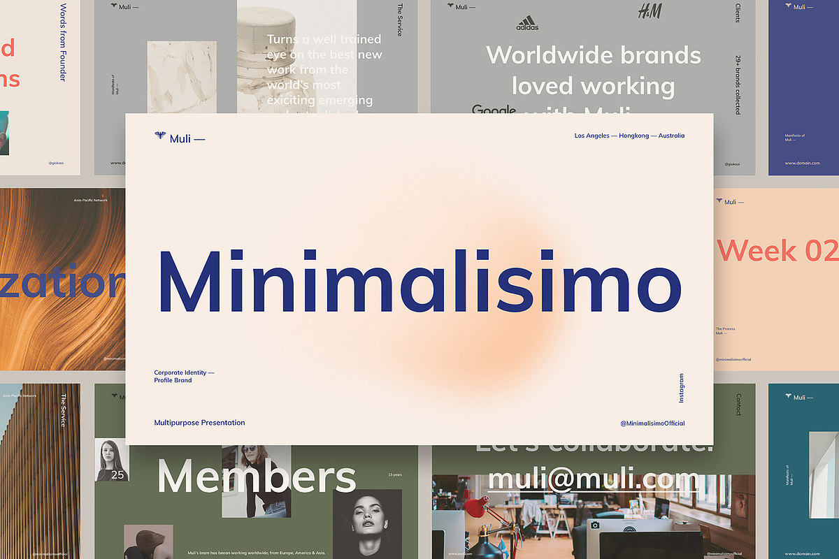 Muli - Minimalist Presentation, a Presentation Template by Biro AMDS (Photo 1 of 15)