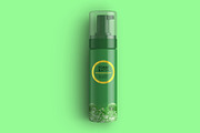 Foaming Cosmetic Bottle Mockup, a Cups & Container Mockup by Digitalphaser (Thumbnail 6 of 6)