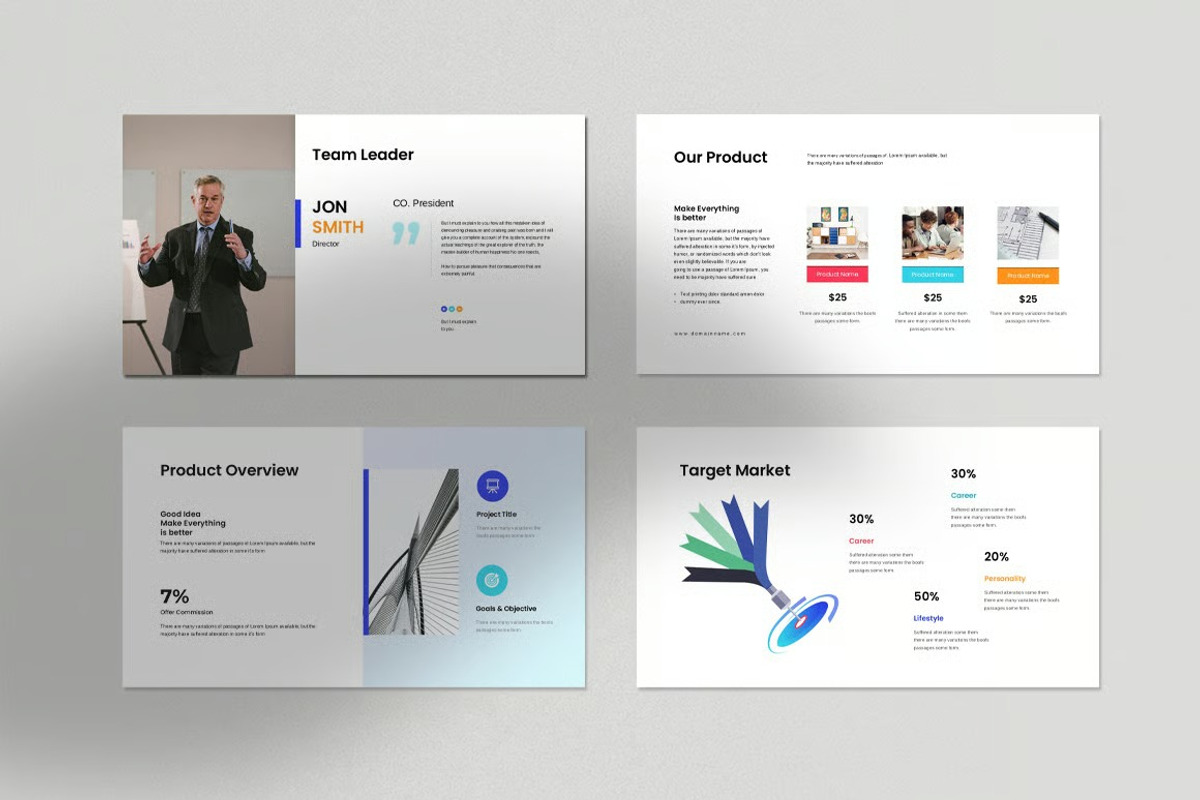 Business Plan Presentation Templates, a Presentation Template by Fit-tee (Photo 6 of 8)