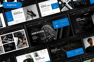 Abraham – Business Keynote Template, a Presentation Template by Dens Creative Studio
