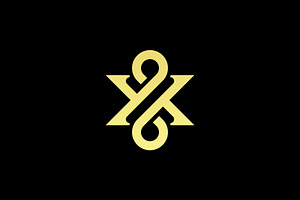 Infinity KK Letter Logo Template