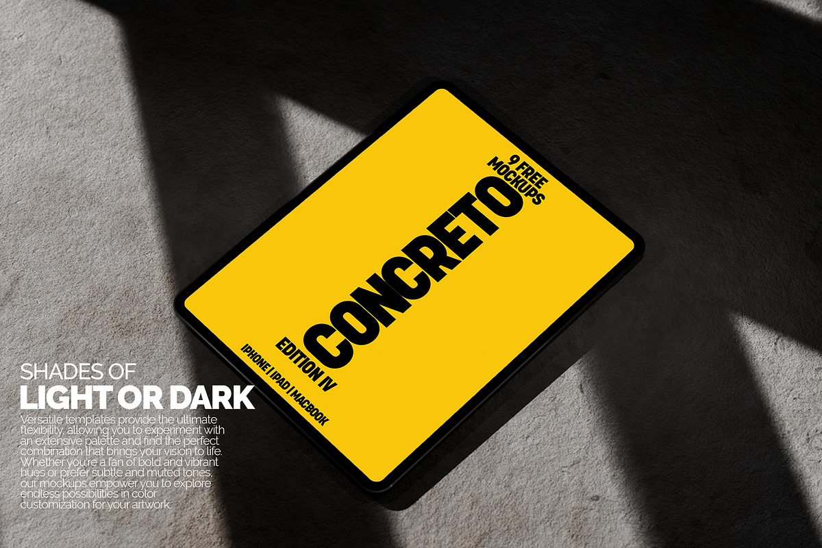 Concreto iPad Mockup Bundle, an iPad Mockup by Banana Mockups (Photo 2 of 5)