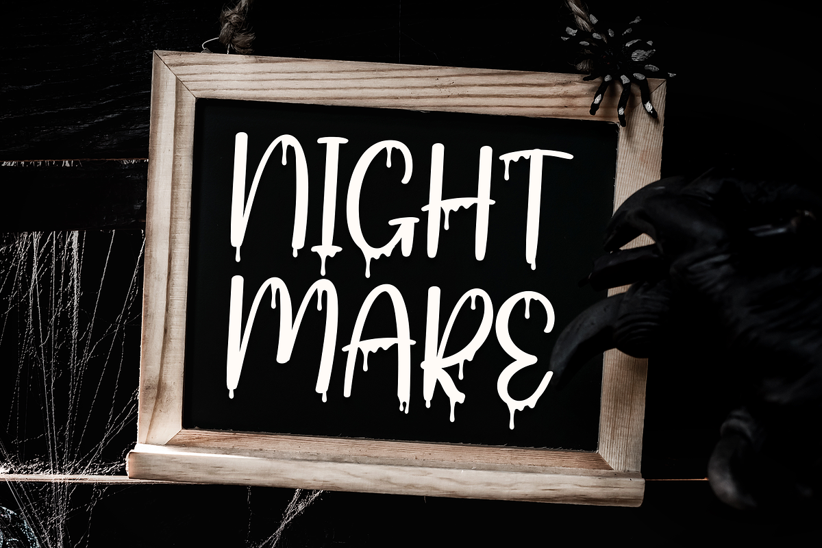 Quick Horor | Script Font, a Script Font by Scratchones (Photo 5 of 8)
