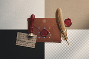 Envelope Wax Mockup Set - Styled Lay, a Product Mockup by Custom Scene (Thumbnail 4 of 9)